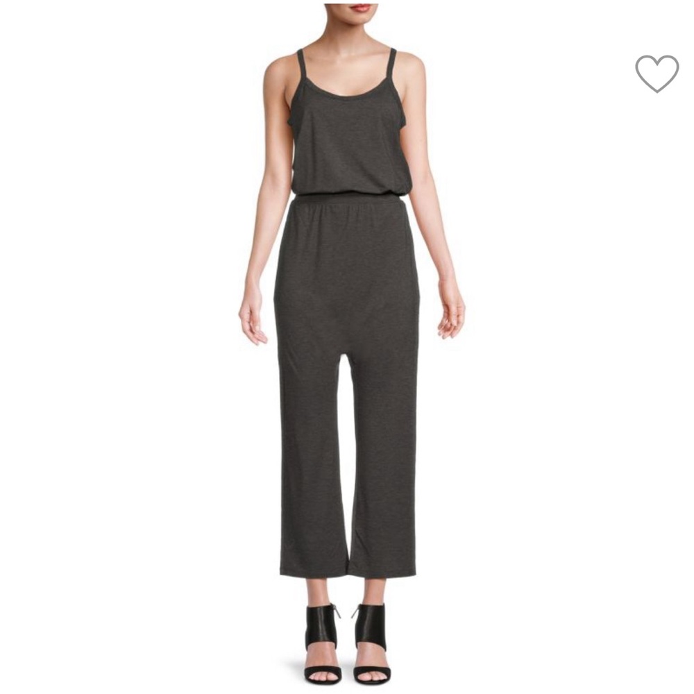SPIRITUAL GANGSTER Maxin Relaxin Heathered Jumpsuit